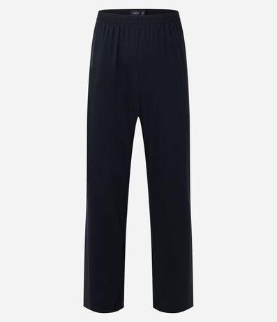 Pijama Largo en Media Malla con Contraste en la Vista 7