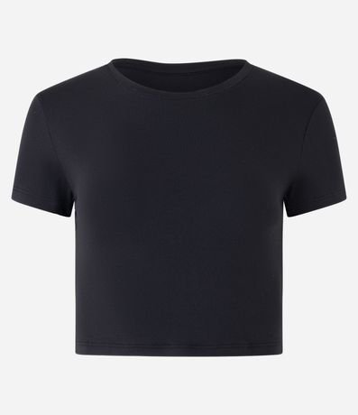 Remera Cropped Deportiva con Diferencial Tacto Suave 6