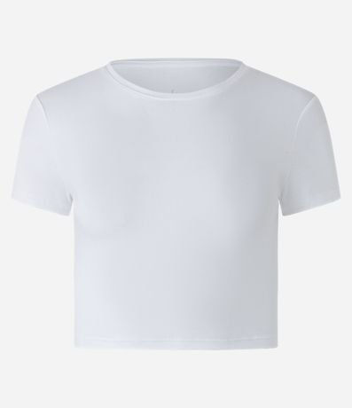Remera Cropped Deportiva con Diferencial Tacto Suave 6