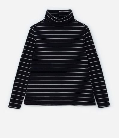 Blusa Manga Larga en Rib Rayada Curve & Plus Size