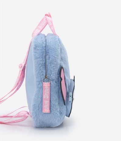 Mochila Infantil con Peluche y Estampa Stitch - Talle U 2