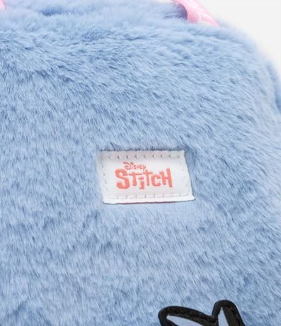 Mochila Infantil con Peluche y Estampa Stitch - Talle U 3