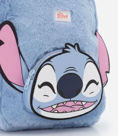 Mochila Infantil con Peluche y Estampa Stitch - Talle U 5