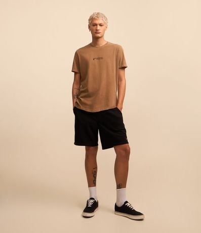 Bermuda Básica en Algodón con Cintura Elástica