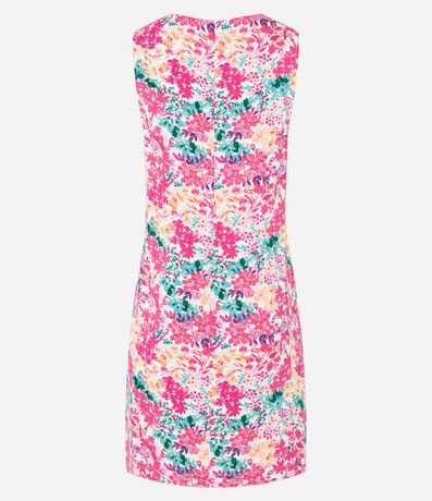 Vestido Corto en Viscosa con Estampa Floral Liberty 7