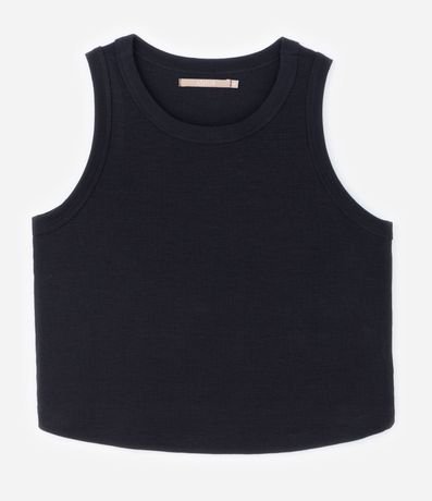 Blusa Cropped en Rib Curve & Plus Size 5