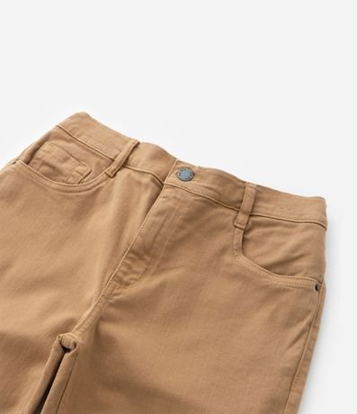 Pantalón Slim Infantil en Sarga con Cintura Elástica - Talle 5 a 14 años 3