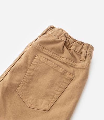 Pantalón Slim Infantil en Sarga con Cintura Elástica - Talle 5 a 14 años 4