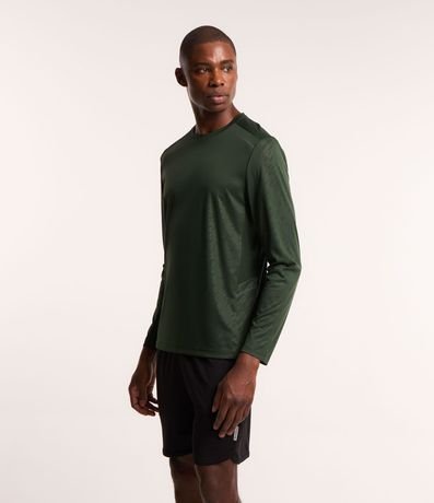 Remera Deportiva Dry Fit con Estampa Rayada 2