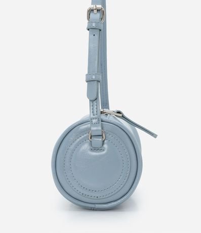 Bolso Baguette en PU Cilíndrico y Correa Fina 3