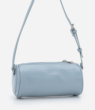 Bolso Baguette en PU Cilíndrico y Correa Fina 4