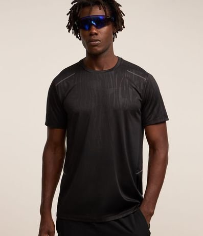 Remera Deportiva Tecnologia Dry con Estampa Heat Print