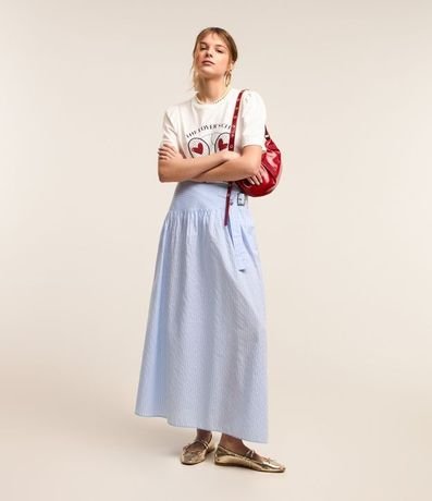 Cartera Shoulder Pequeña en PU con Ojetes en la Asa 7