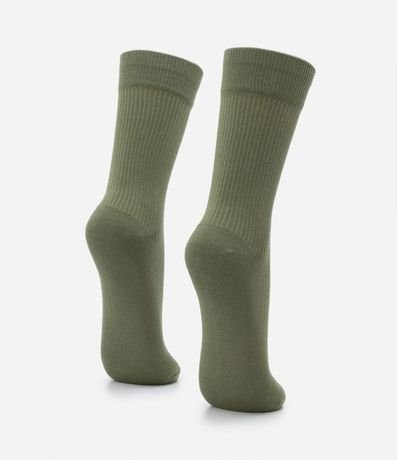 Media Caña Mediana en Viscosa Texturizada 3