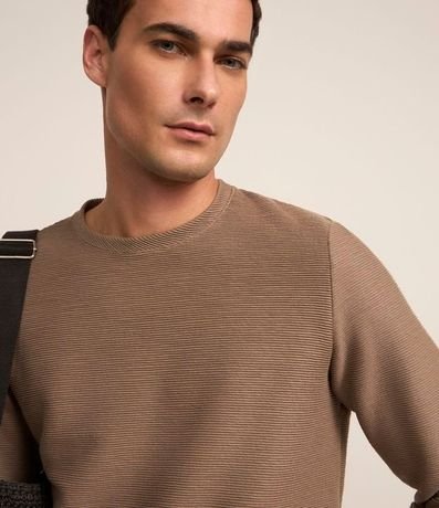 Remera con Textura Acanalada 3