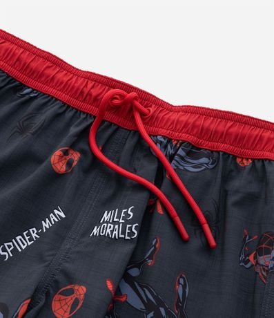 Bermuda Infantil con Estampa Spider-Man Miles Morales - Talle 5 a 12 años 5