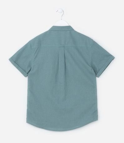 Camisa Infantil en Lino con Bolsillo y Botones - Talle 5 a 14 años 3