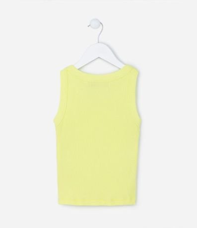 Musculosa Cropped Infantil en Rib - Talle 5 a 14 años 2