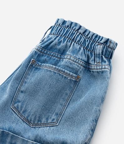 Short Clochard Infantil en Jeans con Bajo Plegado - Talle 5 a 14 años 6