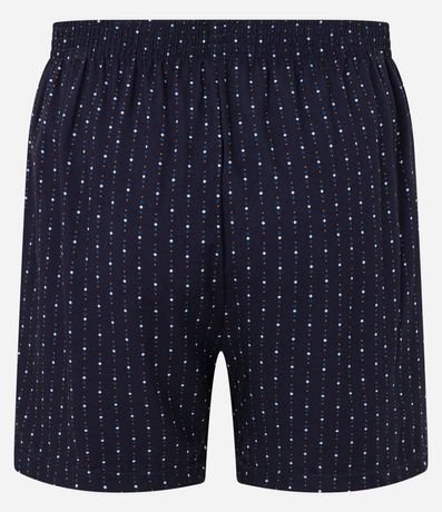 Calzoncillo Boxer de Tela en Viscosa Estampa Mini Rombos 6