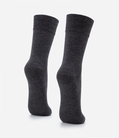 Media Caña Larga con Estampado Melange 3