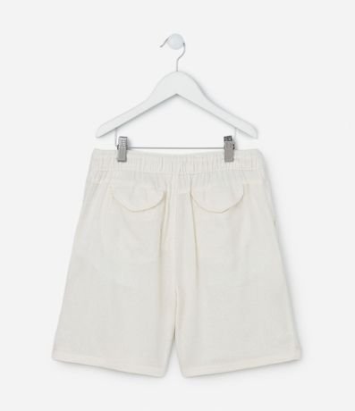 Bermuda Infantil en Viscolino con Bolsos - Talle 5 a 14 años 2