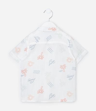 Camisa Comfort Infantil con Estampa Iconos de Playa - Talle 1 a 5 años 2