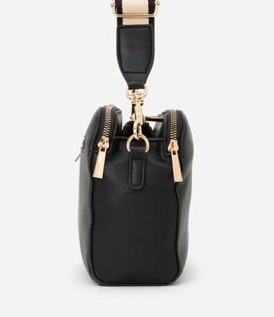 Bolso Transversal Mediana en PU con Correa de Gross 2