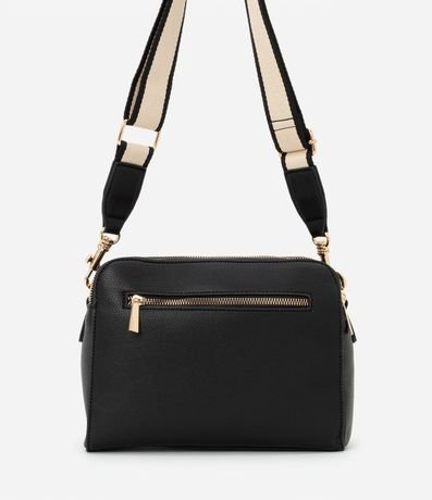 Bolso Transversal Mediana en PU con Correa de Gross 3