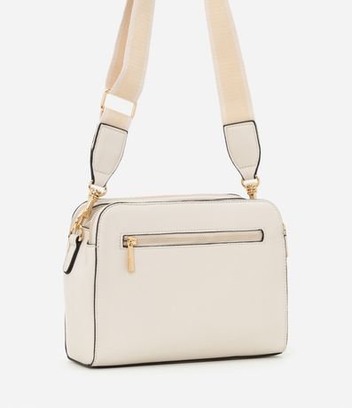 Bolso Transversal Mediana en PU con Correa de Gross 3