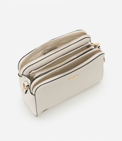 Bolso Transversal Mediana en PU con Correa de Gross 4