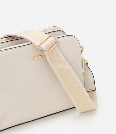 Bolso Transversal Mediana en PU con Correa de Gross 5