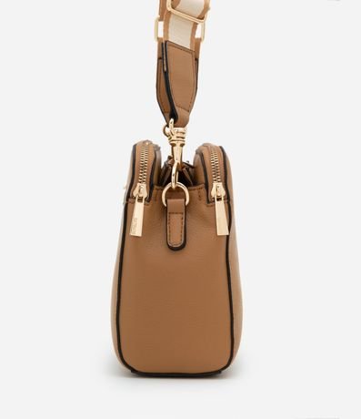 Bolso Transversal Mediana en PU con Correa de Gross 2