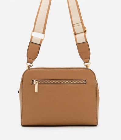 Bolso Transversal Mediana en PU con Correa de Gross 4