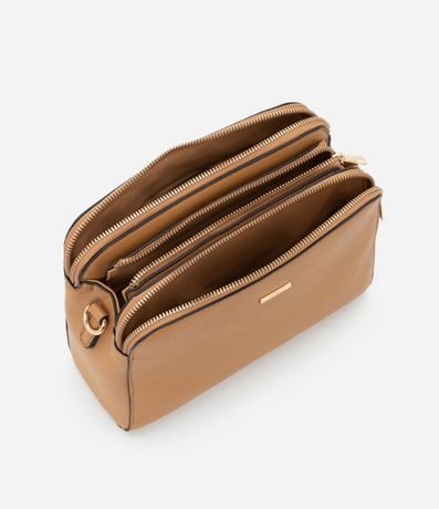 Bolso Transversal Mediana en PU con Correa de Gross 4