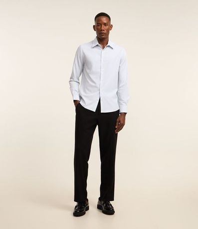 Camisa con Fibra de Bambú Maquinetada con Rayas 2