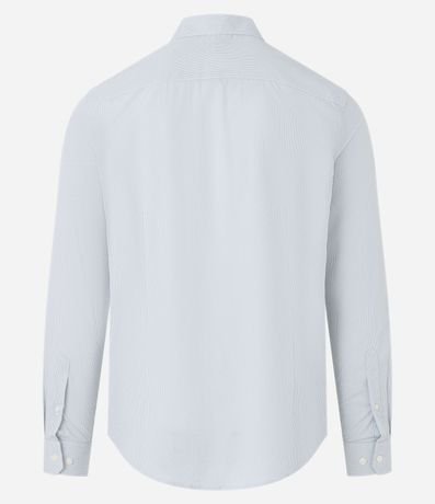 Camisa con Fibra de Bambú Maquinetada con Rayas 7
