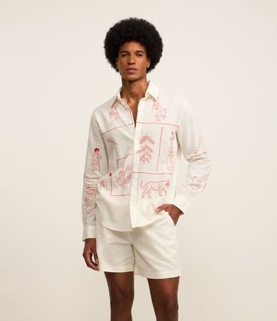 Bermuda en Algodón con Cintura Elástica y Bolsillos 5