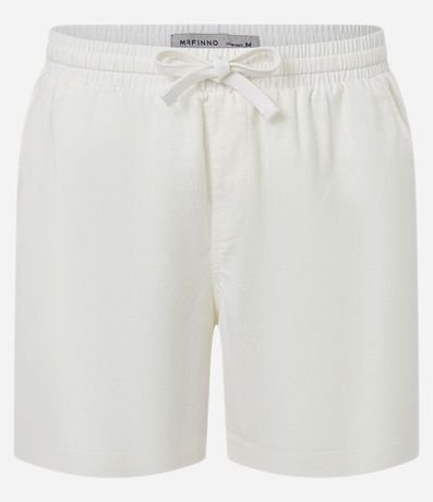 Bermuda en Algodón con Cintura Elástica y Bolsillos 6