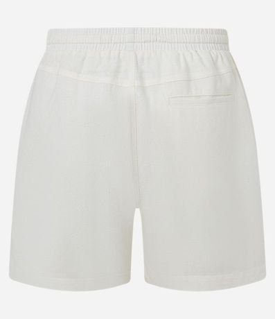 Bermuda en Algodón con Cintura Elástica y Bolsillos 7