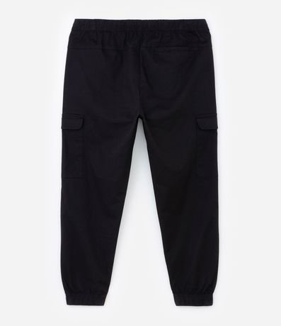 Pantalón Jogger en Sarga con Bolsillos Cargo 6