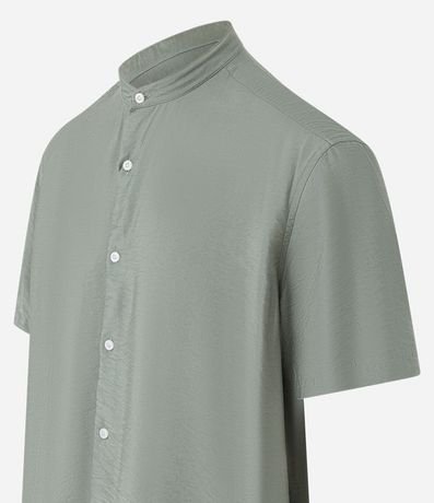Camisa Slim en Viscolino con Cuello Padre y Textura 6