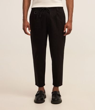 Pantalón Balloon en Sarga con Efecto Satinado 2