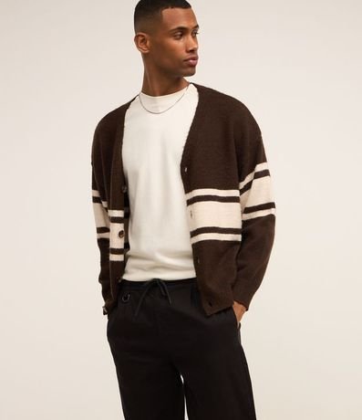 Pantalón Balloon en Sarga con Efecto Satinado 3