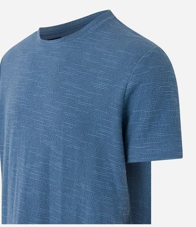 Remera Regular en Media Malla con Textura Diferenciada 7