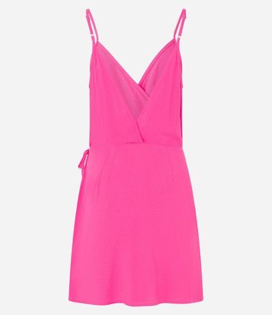 Salida de Playa Vestido en Viscosa con Lazo Lateral 5