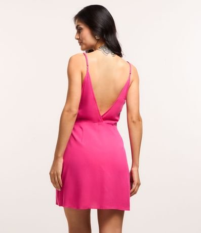 Salida de Playa Vestido en Viscosa con Lazo Lateral 2