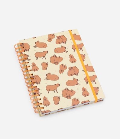Cuaderno con Espiral y Estampa de Carpincho