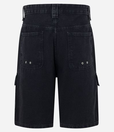 Bermuda Baggy en Jeans con Bolsillo Carpinteiro 7