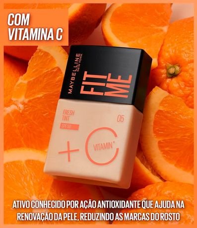 Base Liquida Maybelline NY Fit Me Fresh Tint con Vitamina C y SPF50 4